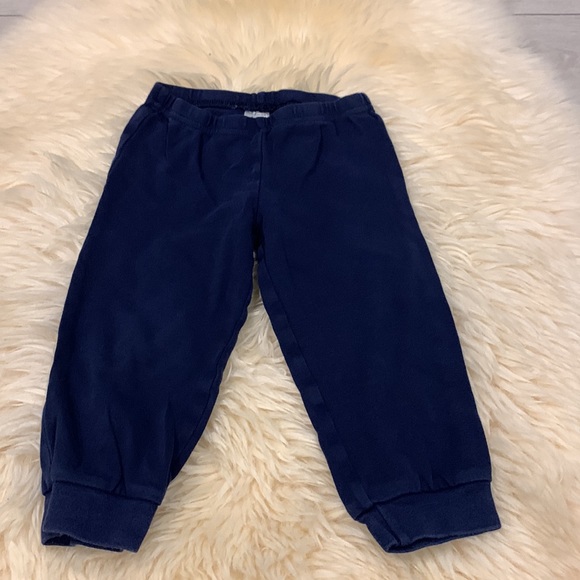 George Long-Sleeve Red/Blue Bib Shirt & Navy Blue Sweatpants in size 18-24M - Picture 5 of 8